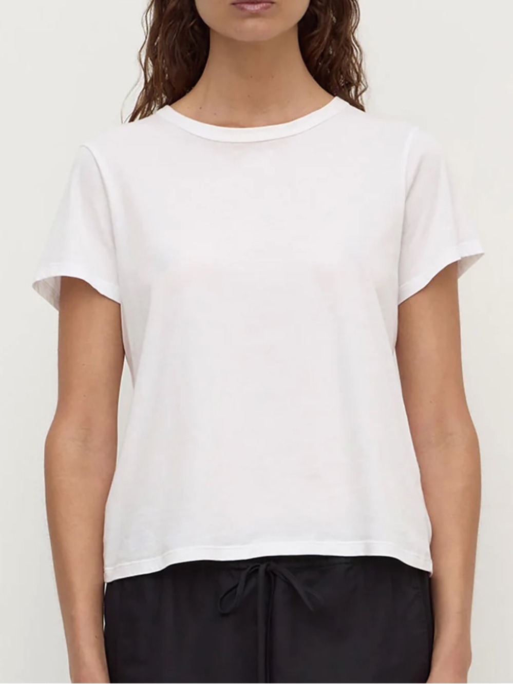 Assembly label indi white t shirt